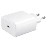 Миниатюра: Оригинално зарядно устройство комплект Samsung EP-TA845 45W с кабел USB-C, 220V Super Fast Charging в плик, Бяло