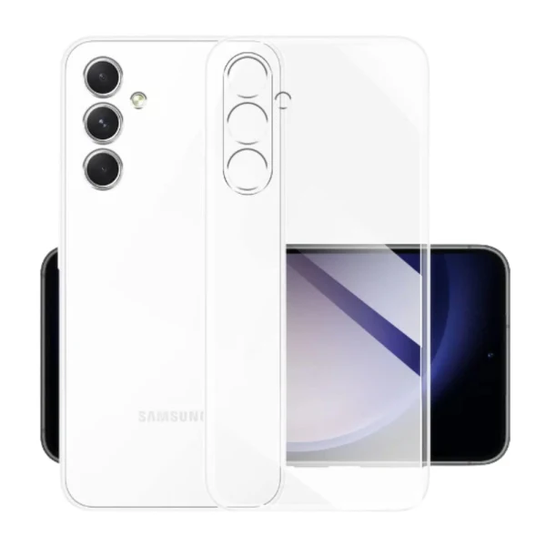 Силиконов кейс MBX Jelly 1.5mm, За Samsung Galaxy S24 (S921B), Прозрачен