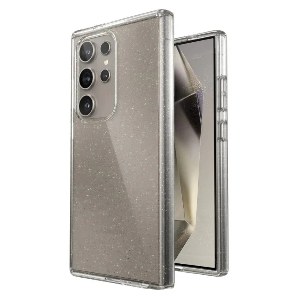 Силиконов кейс Shine 2 mm брокатен, За Samsung Galaxy S24 Ultra (S928B), Прозрачен