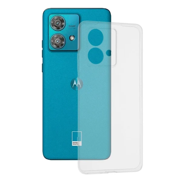 Силиконов кейс MBX 1.8-2mm, За Motorola Edge 40 Neo, Прозрачен