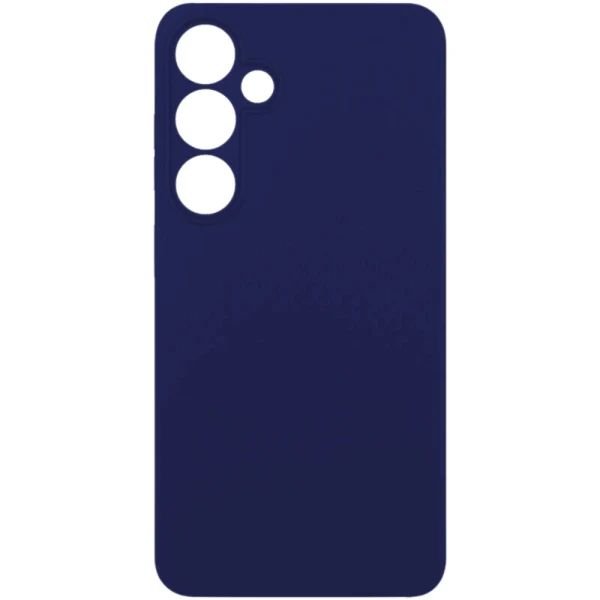 Силиконов кейс iPaky матиран, За Samsung Galaxy A35 (A356B), Тъмносин