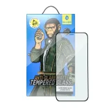 Миниатюра: Стъклен протектор Blueo 5D Full Strong Privacy с цяло лепило, За iPhone 15 Pro (6.1), Черен
