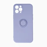 Миниатюра: Силиконов кейс bSmart Finger Grip, За iPhone 15 Plus (6.7), Светлолилав