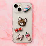 Миниатюра: 3D стикери Pink, комплект от 5 броя