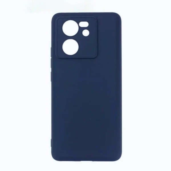 Силиконов кейс iPaky матиран, За Xiaomi 13T/13T Pro, Тъмносин