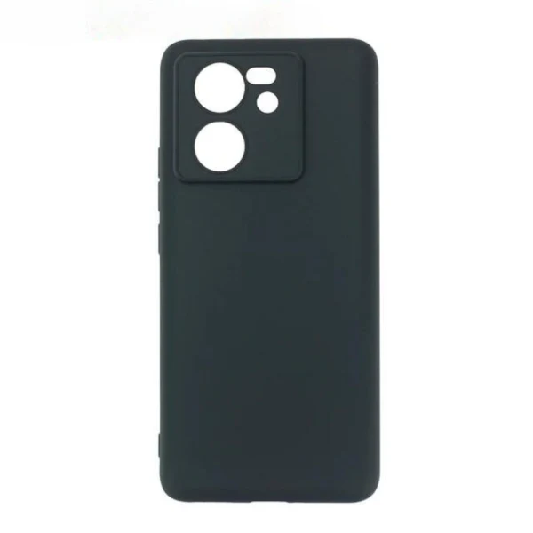 Силиконов кейс iPaky матиран, За Xiaomi 13T/13T Pro, Черен