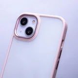 Миниатюра: Силиконов кейс bSmart Silicone Satin Matt Case, За iPhone 14 Pro Max (6.7), Бледорозов