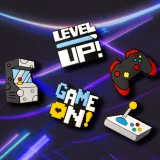 Миниатюра: 3D стикери GameOn, комплект от 5 броя