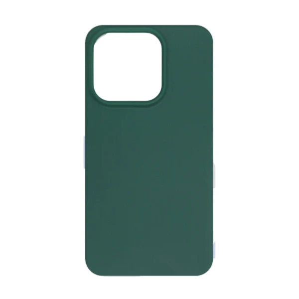 Силиконов кейс iPaky матиран, За iPhone 15 Pro Max (6.7), Тъмнозелен
