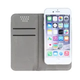 Миниатюра: Калъф тефтер флип страничен bSmart Magnet Book универсален 6.6-6.9" инча, 170x85, Черен