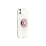 Миниатюра: Оригинален попсокет PopSockets® PopGrip License Enamel Domed Captain America Shield, Многоцветен