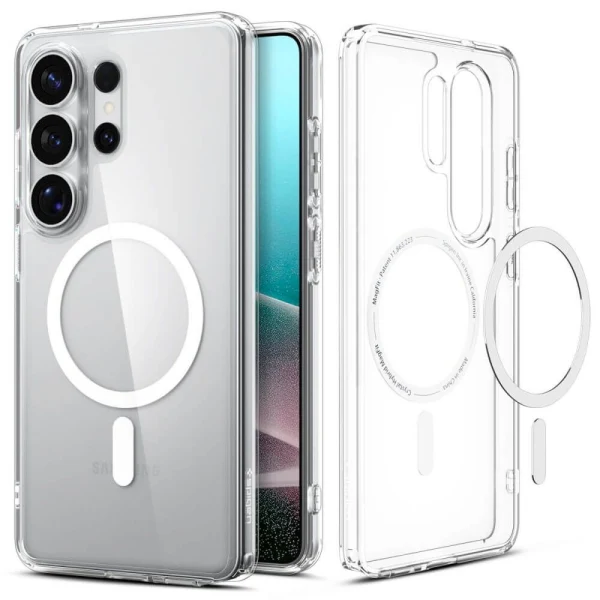 Оригинален кейс Spigen Ultra Hybrid Magsafe, За Samsung Galaxy S26 Ultra, Прозрачен