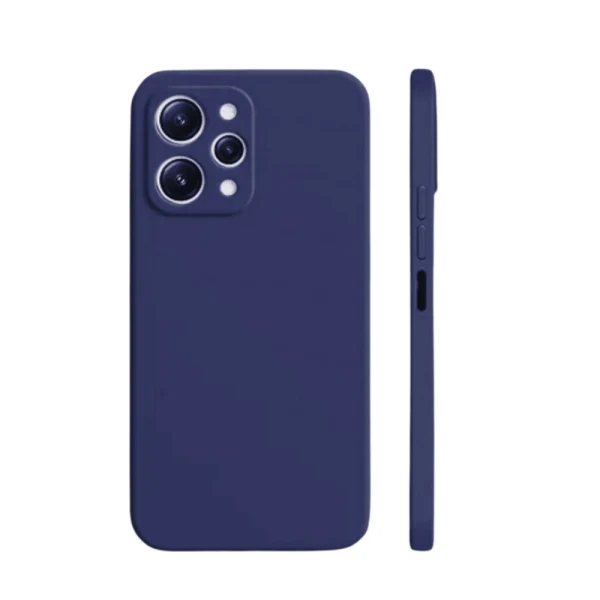 Силиконов кейс bSmart Silicone Soft Cover, За Xiaomi Redmi 12 4G/5G, Тъмносин