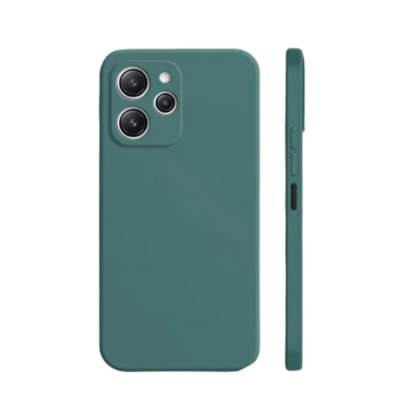 Силиконов кейс iPaky матиран, За Xiaomi Redmi 12 4G/5G, Тъмнозелен