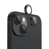 Миниатюра: Протектор задна камера метални рингове MBX за iPhone 15, 15 Plus, Черен
