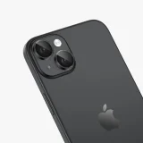 Миниатюра: Протектор задна камера метални рингове MBX за iPhone 15, 15 Plus, Черен
