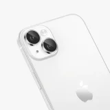 Миниатюра: Протектор задна камера метални рингове MBX за iPhone 15, 15 Plus, Сребрист