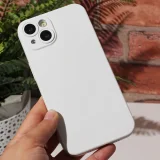 Миниатюра: Силиконов кейс iPaky матиран, За iPhone 13 Pro (6.1), Бял