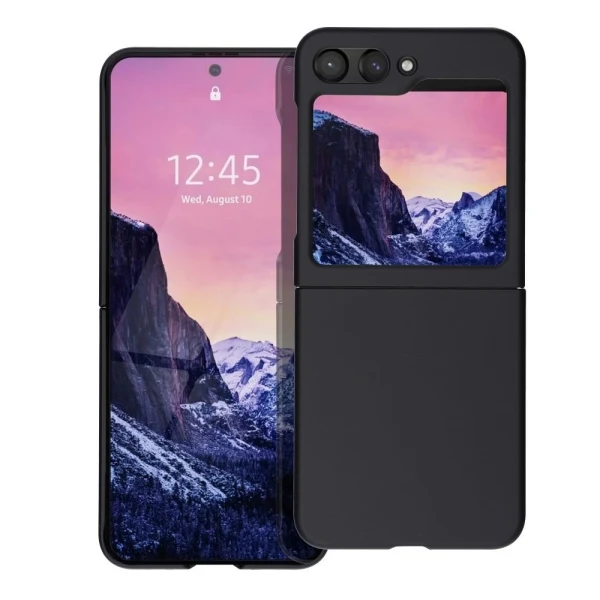 Пластмасов кейс ултратънък Slim MBX, За Samsung Galaxy Z Flip5 5G, Черен