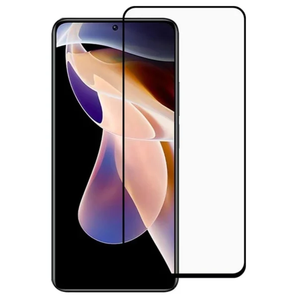 Стъклен протектор OG Premium с цяло лепило, За Xiaomi Redmi Note 11 Pro 4G/Note 11 Pro 5G/Note 12 Pro 4G, Черен