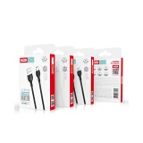 Миниатюра: Кабел USB - Lightning, XO NB200 2.1A 2м в кутия, Черен