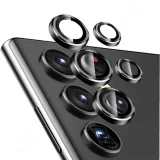 Миниатюра: Протектор задна камера метални рингове MBX за Samsung Galaxy S23 Ultra (S918B), Черен